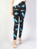 Plus Size Sharks Print Stretchy Legging